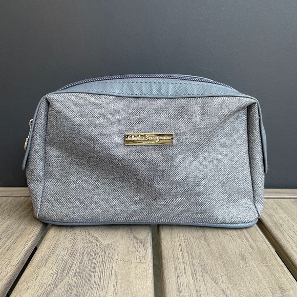 Salvatore Ferragamo Make-Up/ Toiletry Bag - Picture 1 of 7
